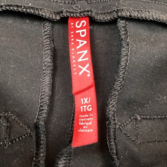 SPANX Ponte Ankle Leggings Black 1X - Picture 12 of 15